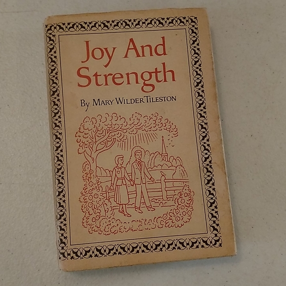 Vintage 1970s hardback book Joy and Strength